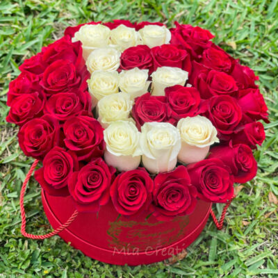 Rose Box with a letter