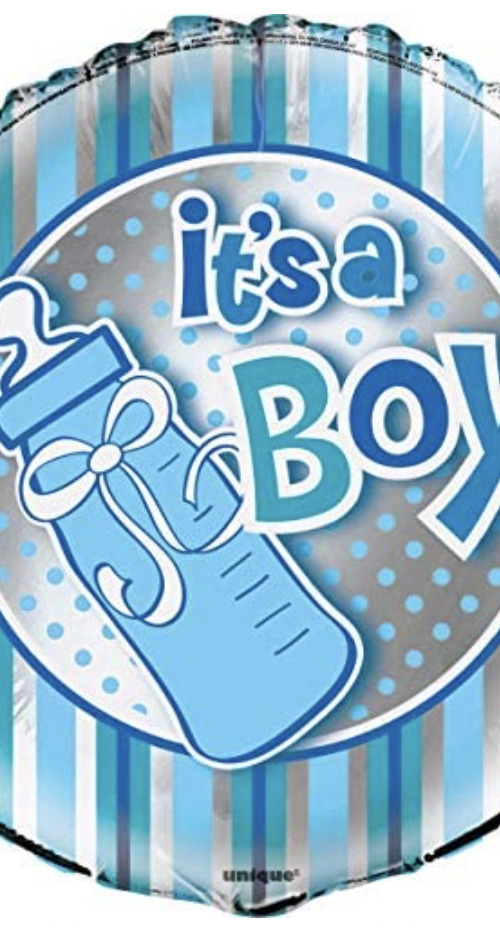 18″ FOIL IT’S A BOY BALLOON